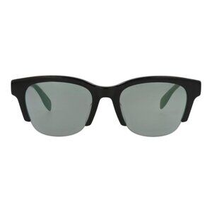Alexander McQueen Womens Square/Rectangle Black Black Green Fashion Designer